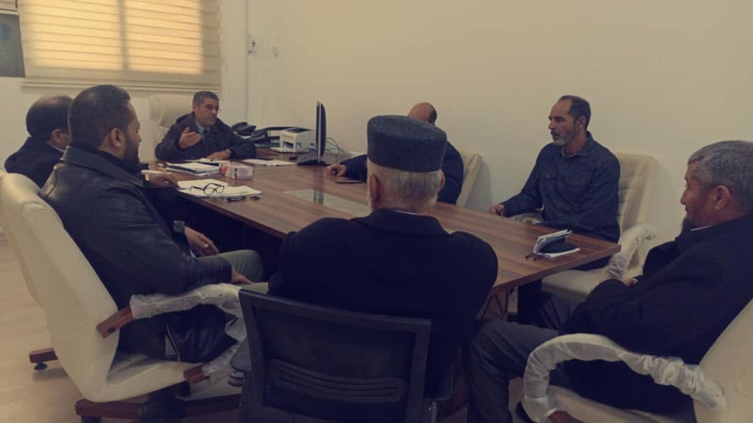 زيارة السيد وكيل الشؤون العلمية للعلوم الإنسانية بالجامعة لكلية اللغات والترجمة