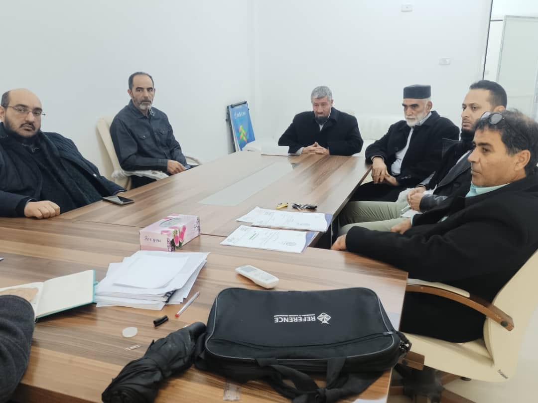 زيارة السيد وكيل الشؤون العلمية للعلوم الإنسانية بالجامعة لكلية اللغات والترجمة