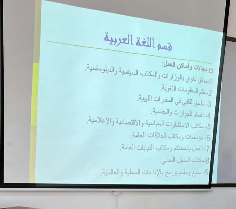 مدى توافق مخرجات البرامج التعليمية بكلية اللغات والترجمة مع متطلبات سوق العمل