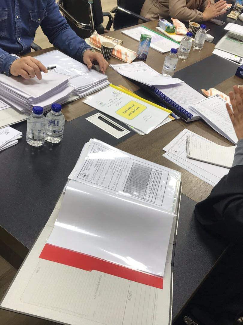  التعاون بين كليات جامعة مصراتة  للحصول على الاعتماد المؤسسي